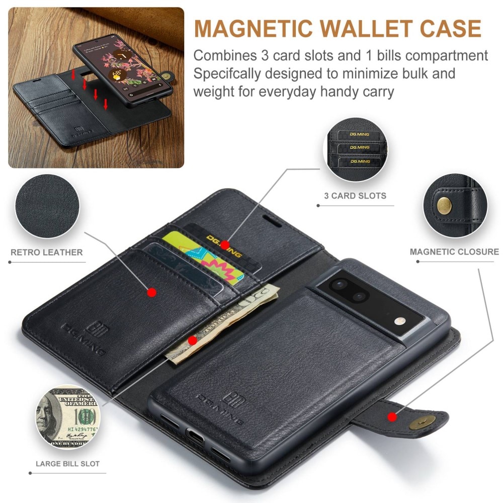 Cover portafoglio Magnet Wallet Google Pixel 7 Black