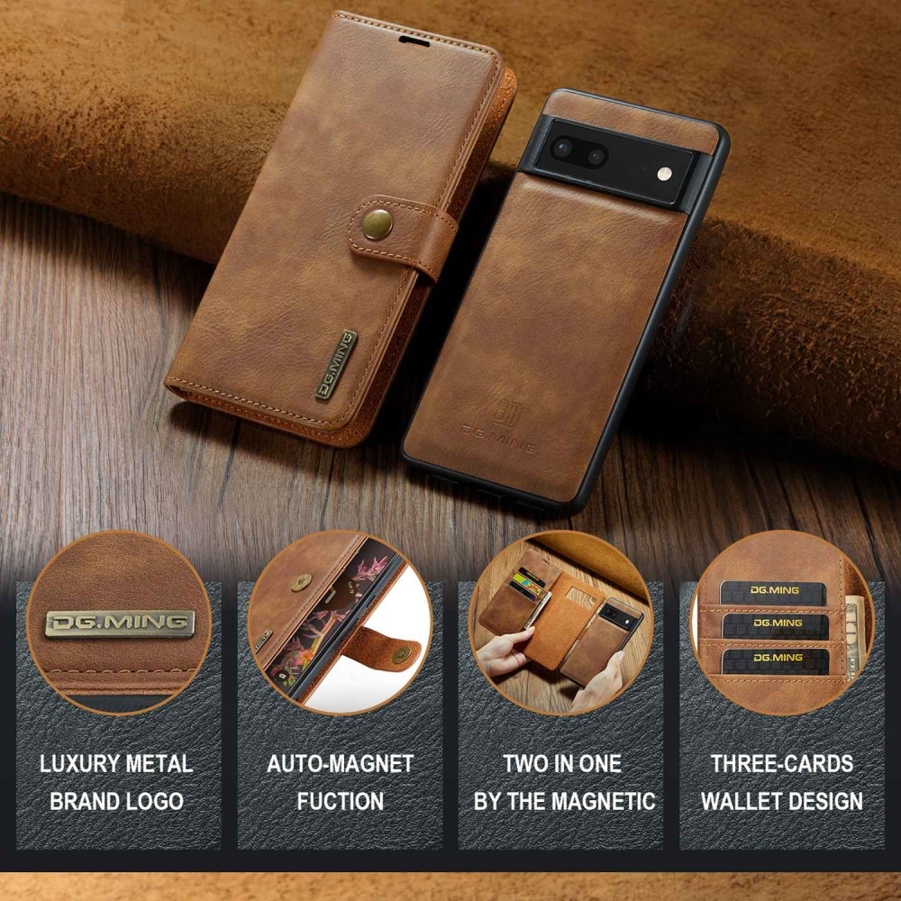 Cover portafoglio Magnet Wallet Google Pixel 7 Cognac