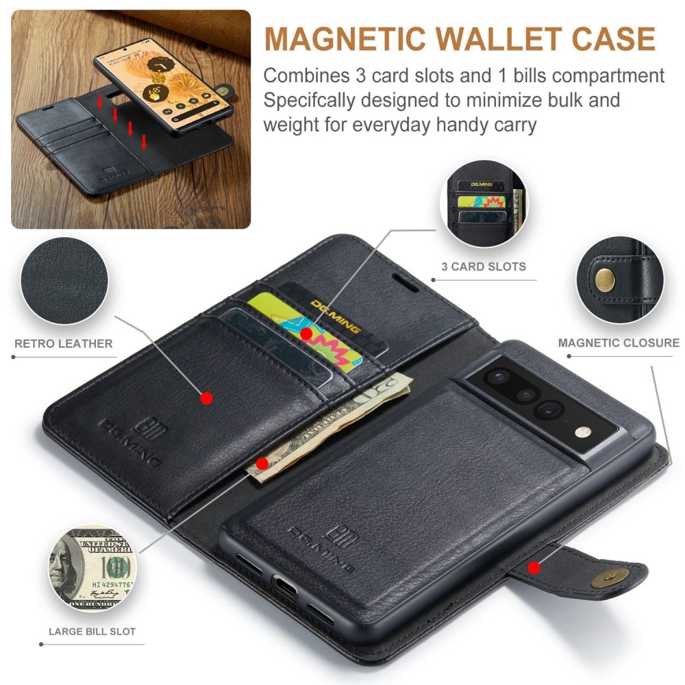 Cover portafoglio Magnet Wallet Google Pixel 7 Pro Black
