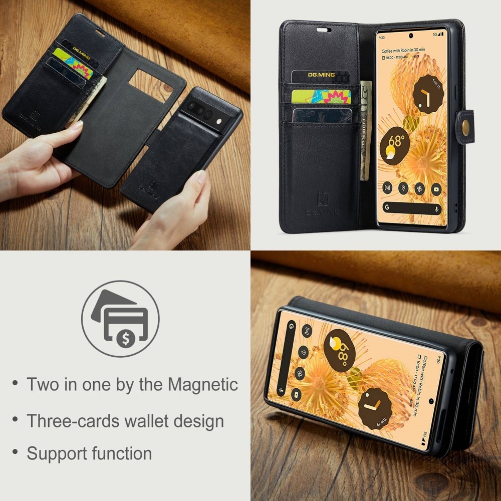 Cover portafoglio Magnet Wallet Google Pixel 7 Pro Black