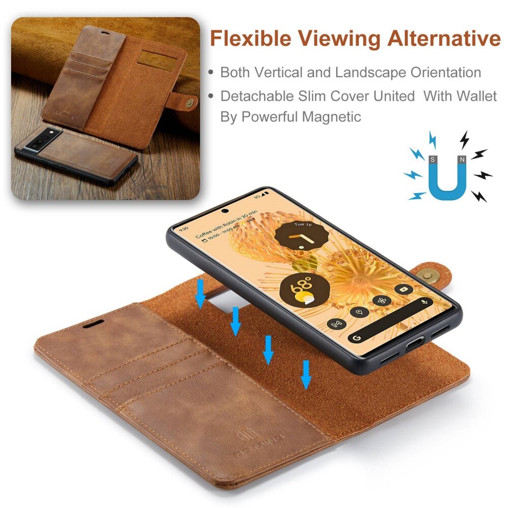 Cover portafoglio Magnet Wallet Google Pixel 7 Pro Cognac