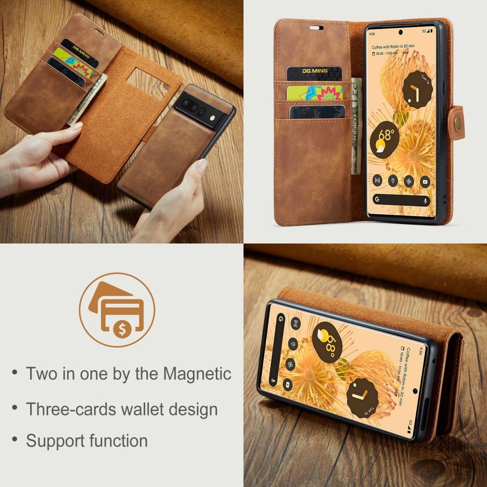 Cover portafoglio Magnet Wallet Google Pixel 7 Pro Cognac