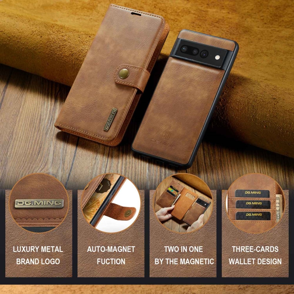 Cover portafoglio Magnet Wallet Google Pixel 7 Pro Cognac