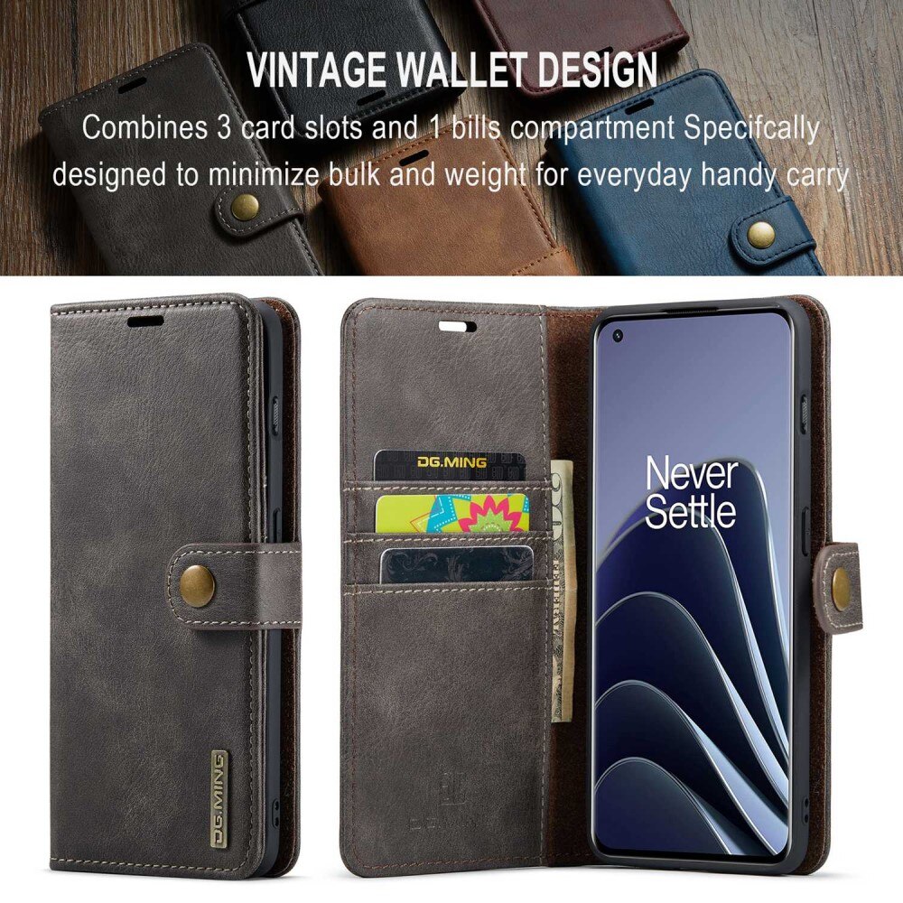 Cover portafoglio Magnet Wallet OnePlus 10 Pro Brown