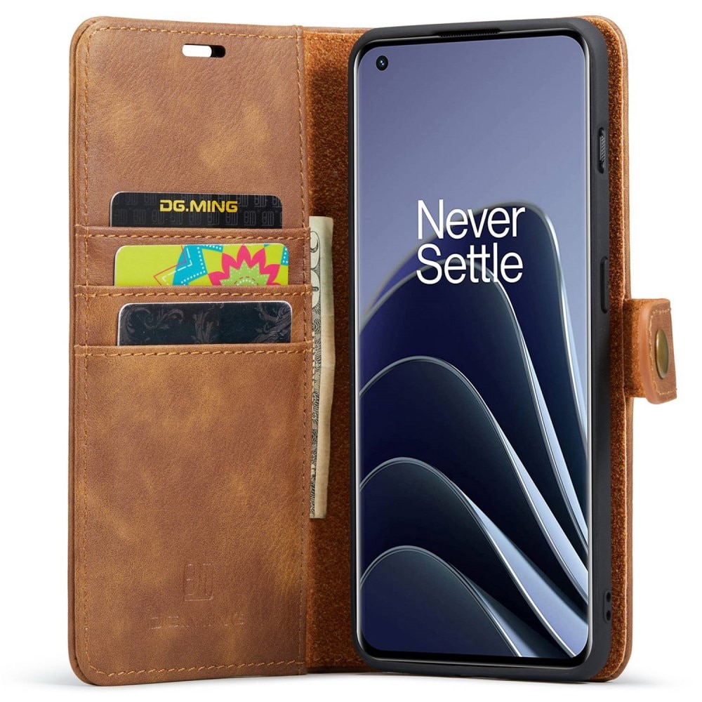 Cover portafoglio Magnet Wallet OnePlus 10 Pro Cognac