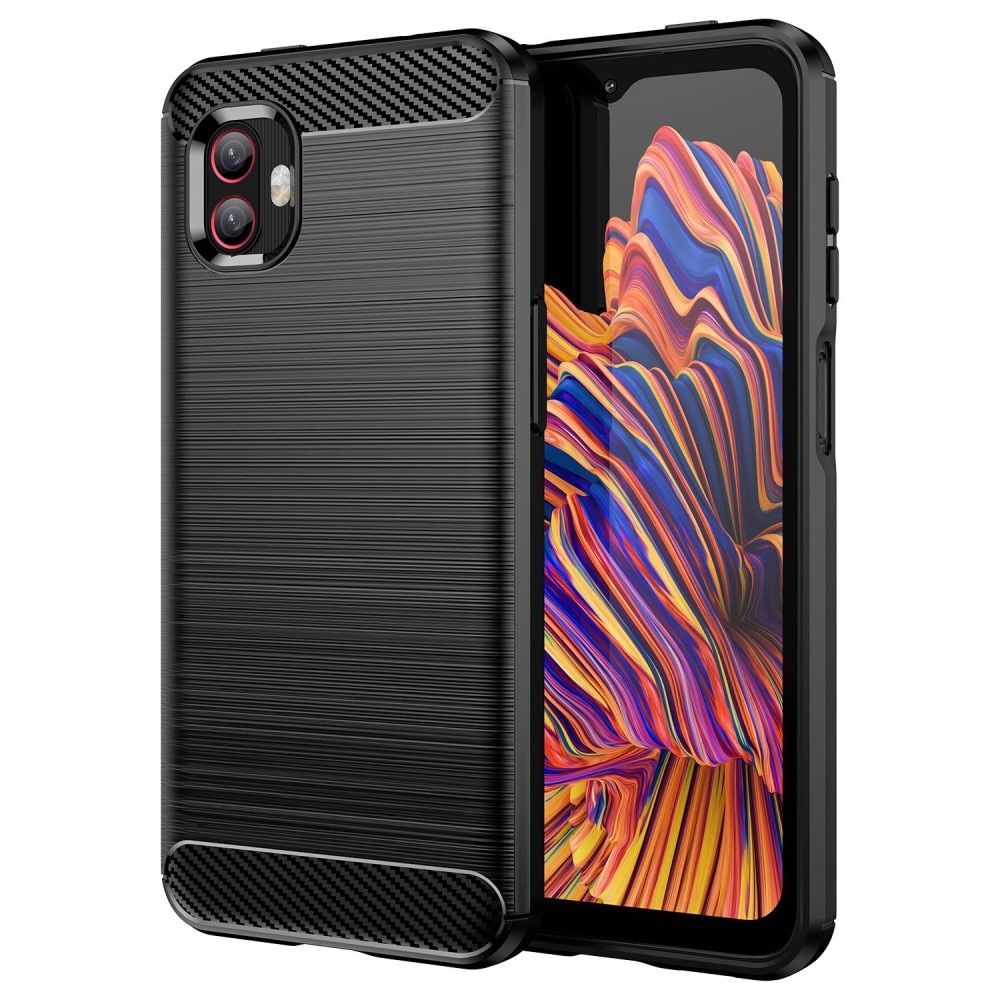 Cover TPU Brushed Samsung Galaxy Xcover 6 Pro Nero