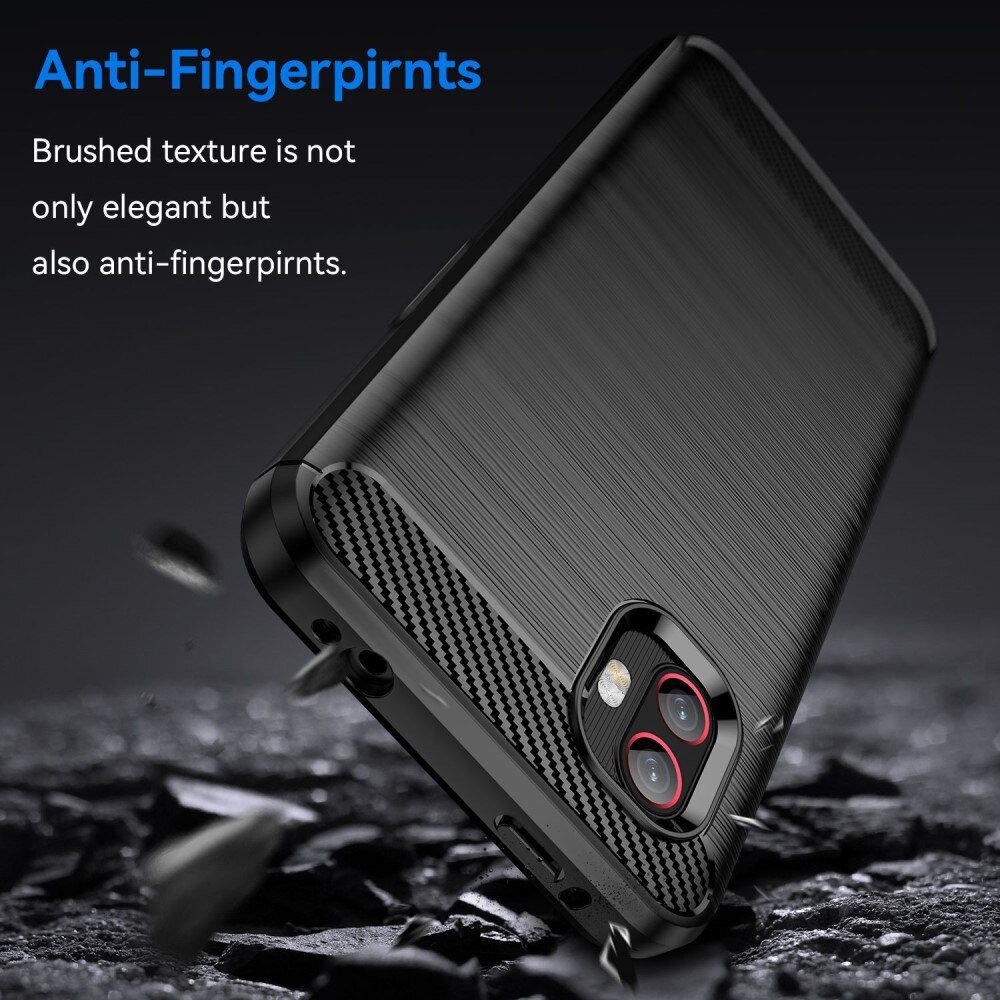 Cover TPU Brushed Samsung Galaxy Xcover 6 Pro Nero