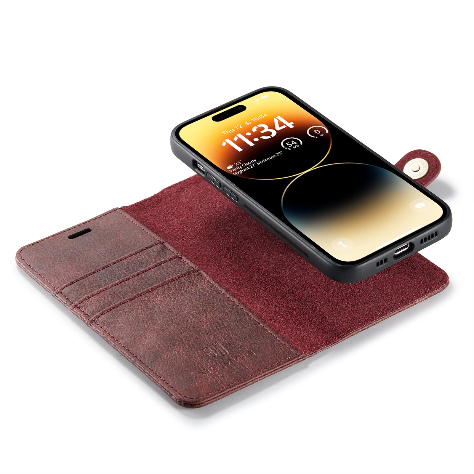 Cover portafoglio Magnet Wallet iPhone 14 Pro Red