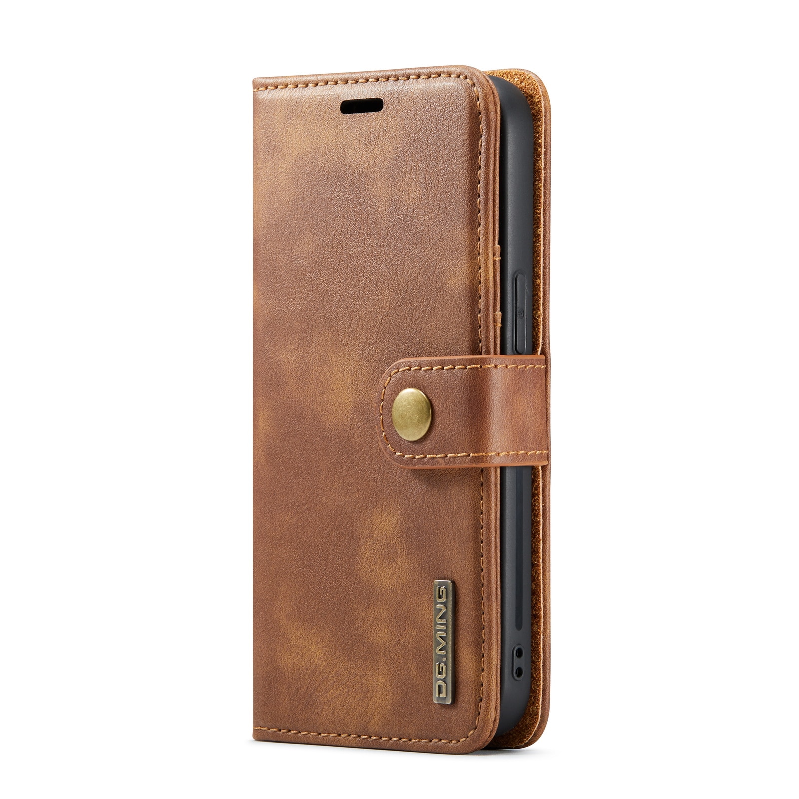 Cover portafoglio Magnet Wallet iPhone 15 Pro Cognac