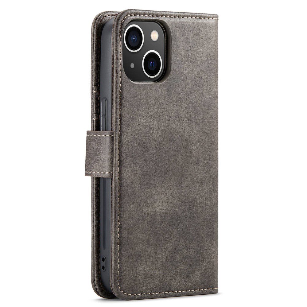 Cover portafoglio Magnet Wallet iPhone 14 Brown