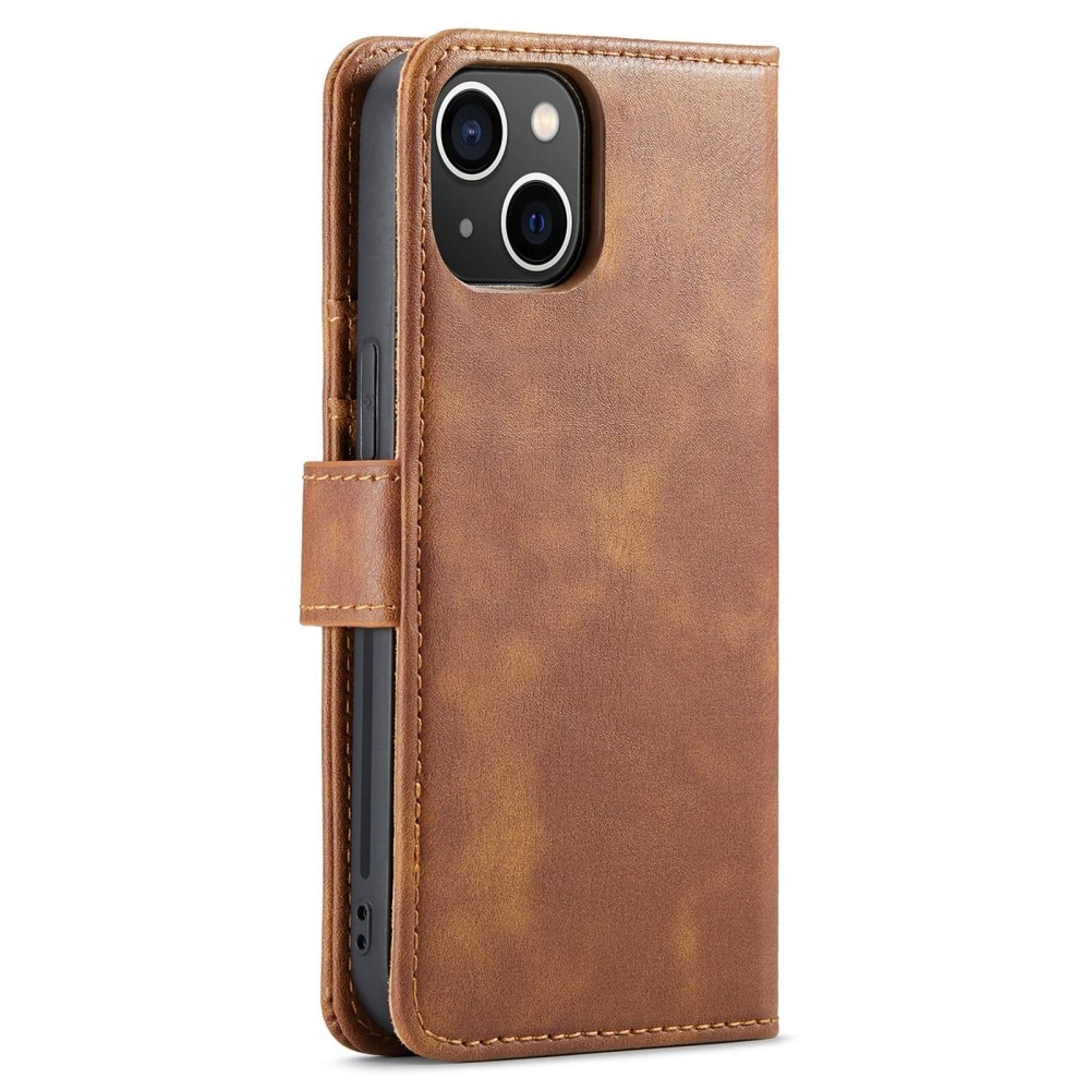 Cover portafoglio Magnet Wallet iPhone 14 Cognac