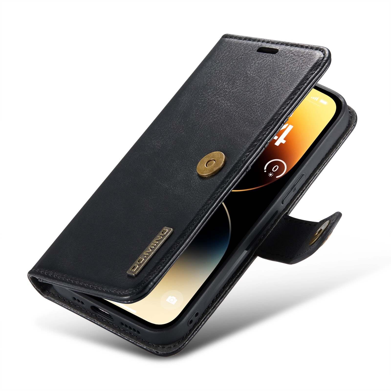 Cover portafoglio Magnet Wallet iPhone 15 Pro Black