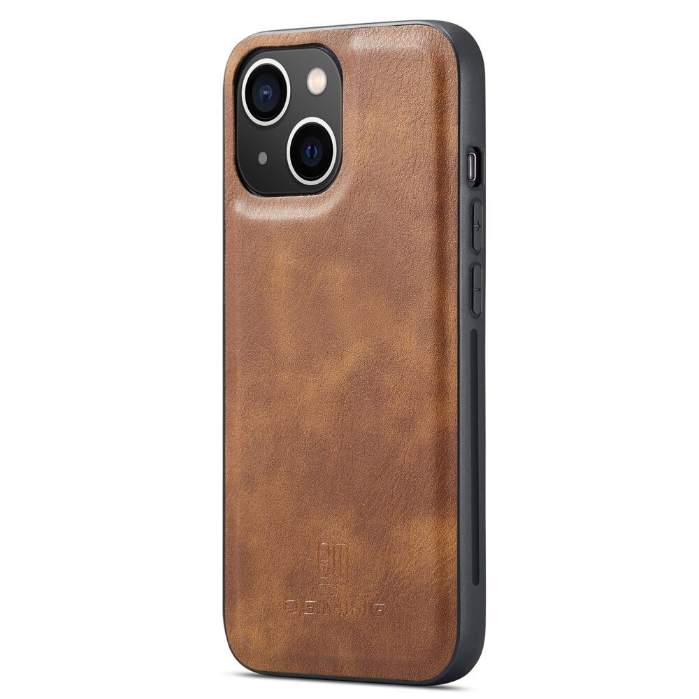 Cover portafoglio Magnet Wallet iPhone 14 Plus Marrone