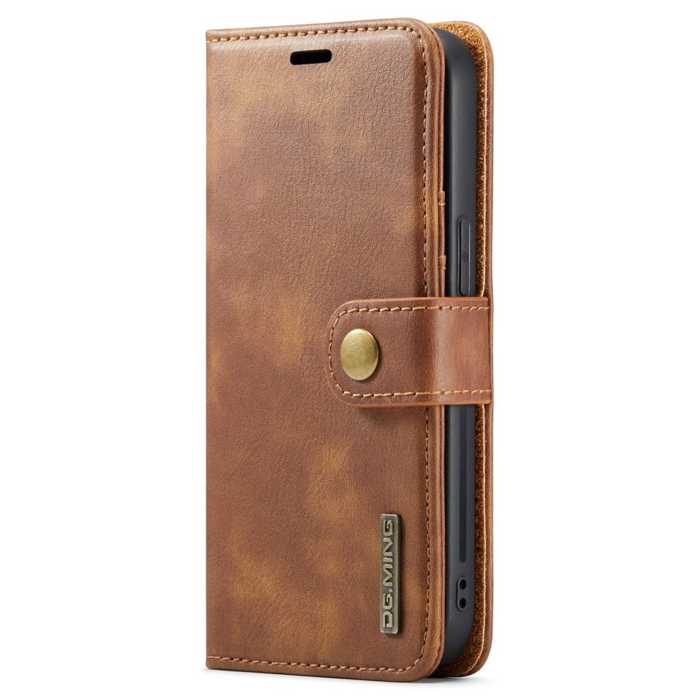 Cover portafoglio Magnet Wallet iPhone 14 Plus Marrone