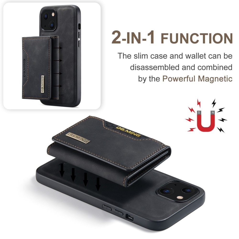 Cover Magnetic Card Slots iPhone 14 Black