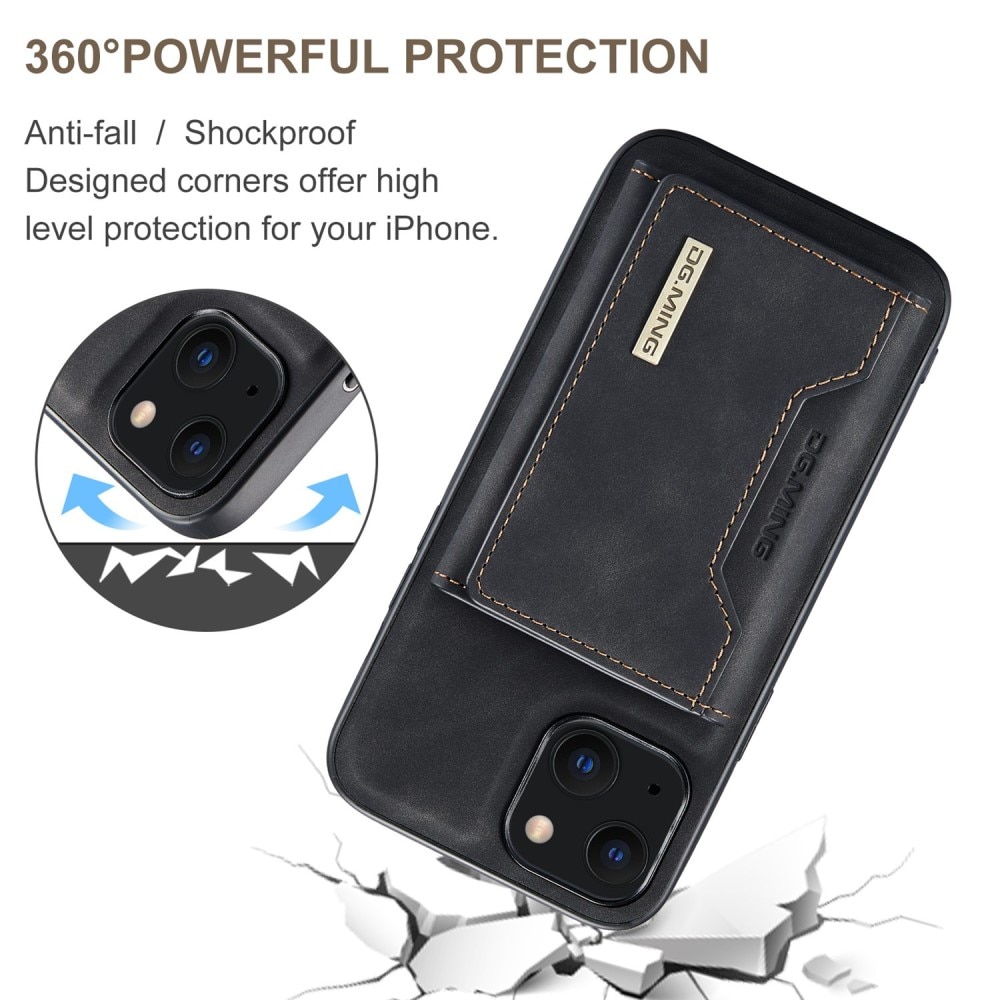 Cover Magnetic Card SlotiPhone 14 Plus Nero