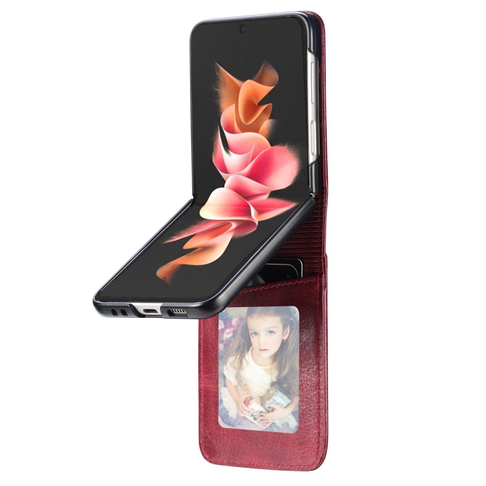 Cover portafoglio Samsung Galaxy Z Flip 4 Rosso