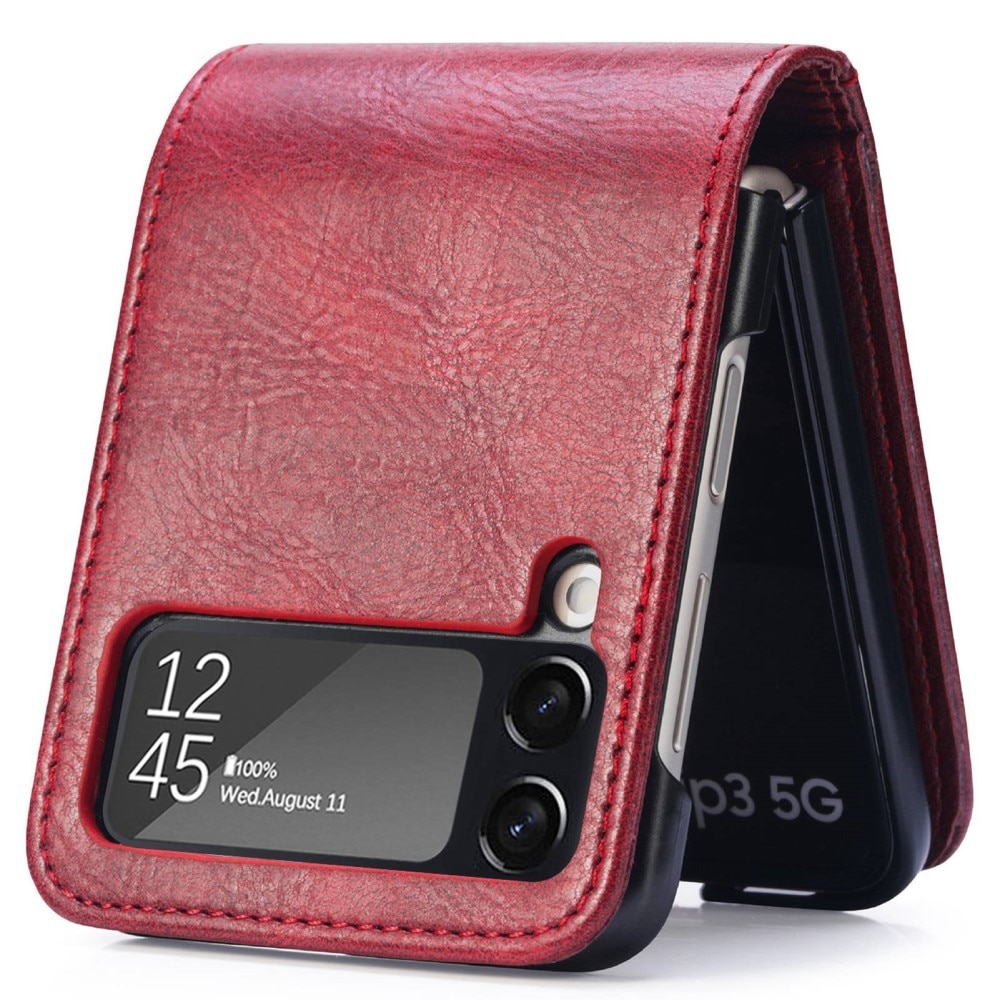 Cover portafoglio Samsung Galaxy Z Flip 4 Rosso