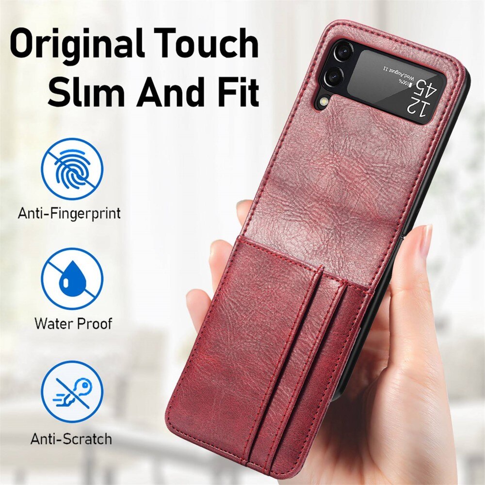 Cover portafoglio Samsung Galaxy Z Flip 4 Rosso