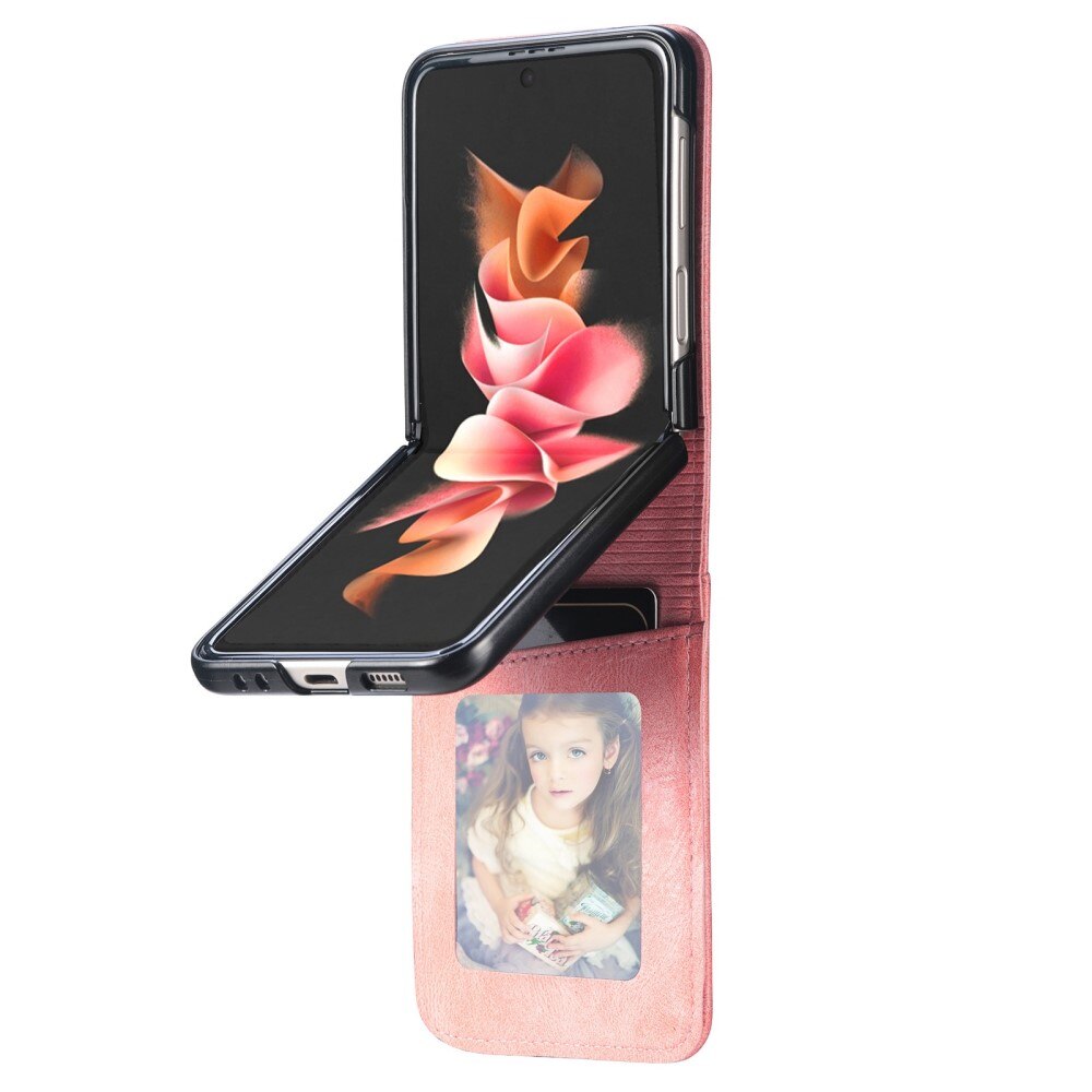 Cover portafoglio Samsung Galaxy Z Flip 4 Rosa