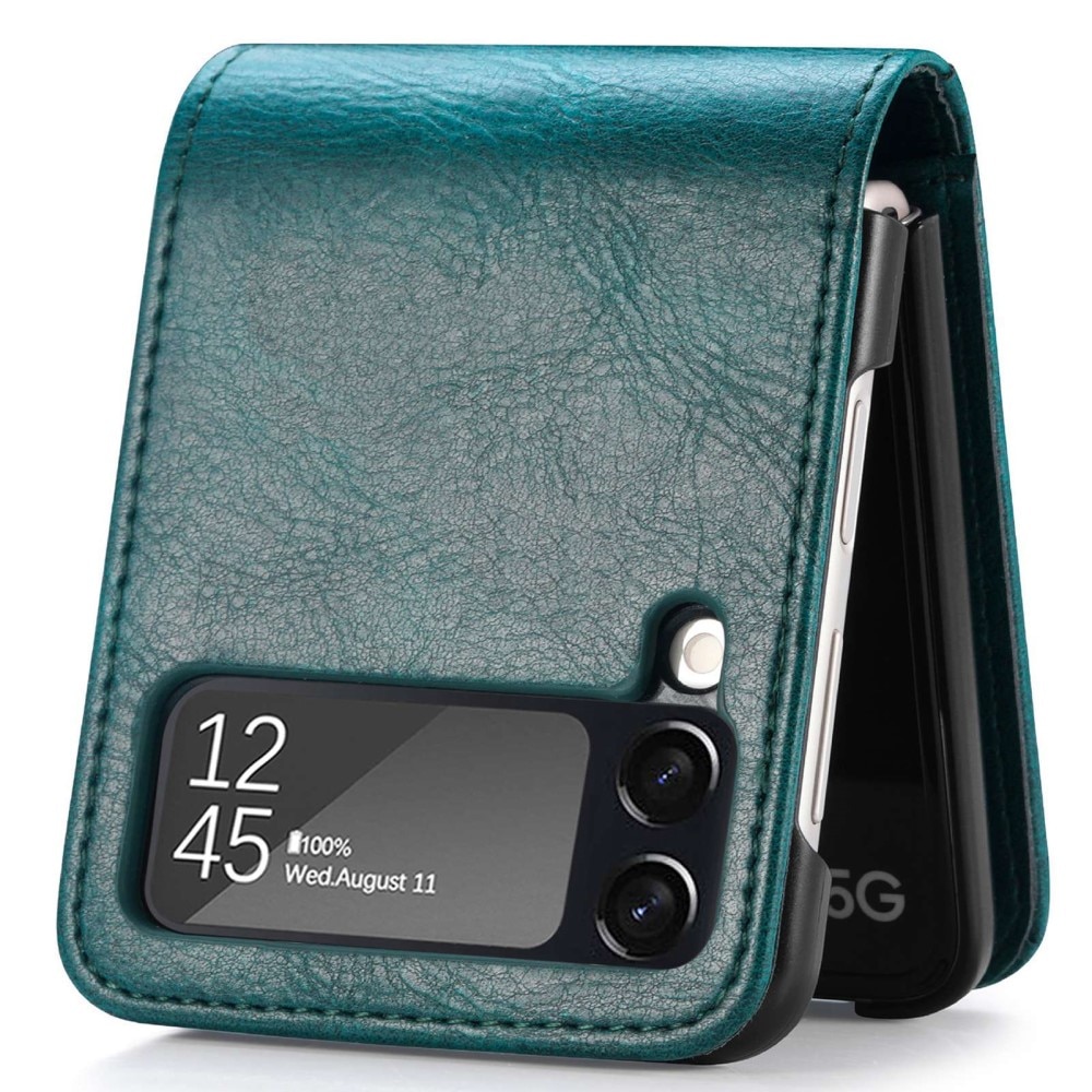 Cover portafoglio Samsung Galaxy Z Flip 4 Verde
