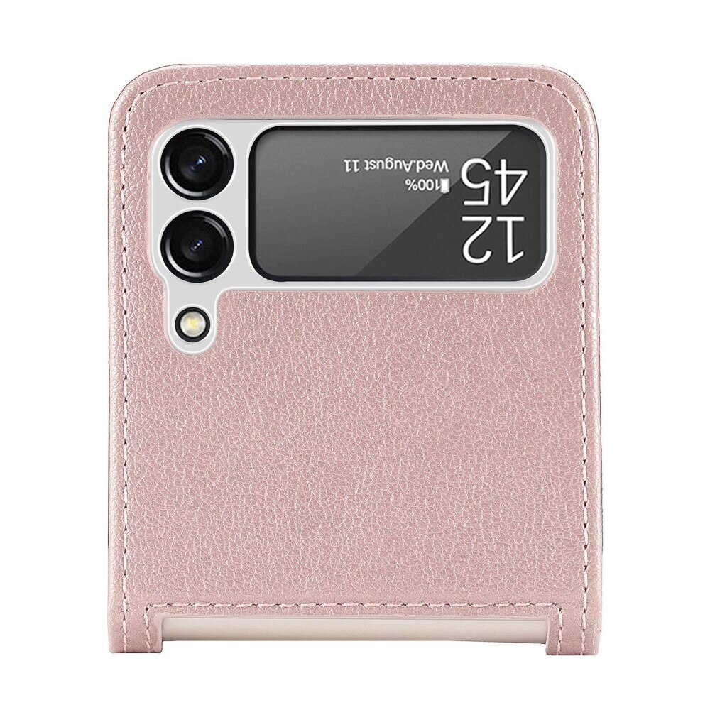 Cover portafoglio Slim Card Wallet Samsung Galaxy Z Flip 4 Rosa