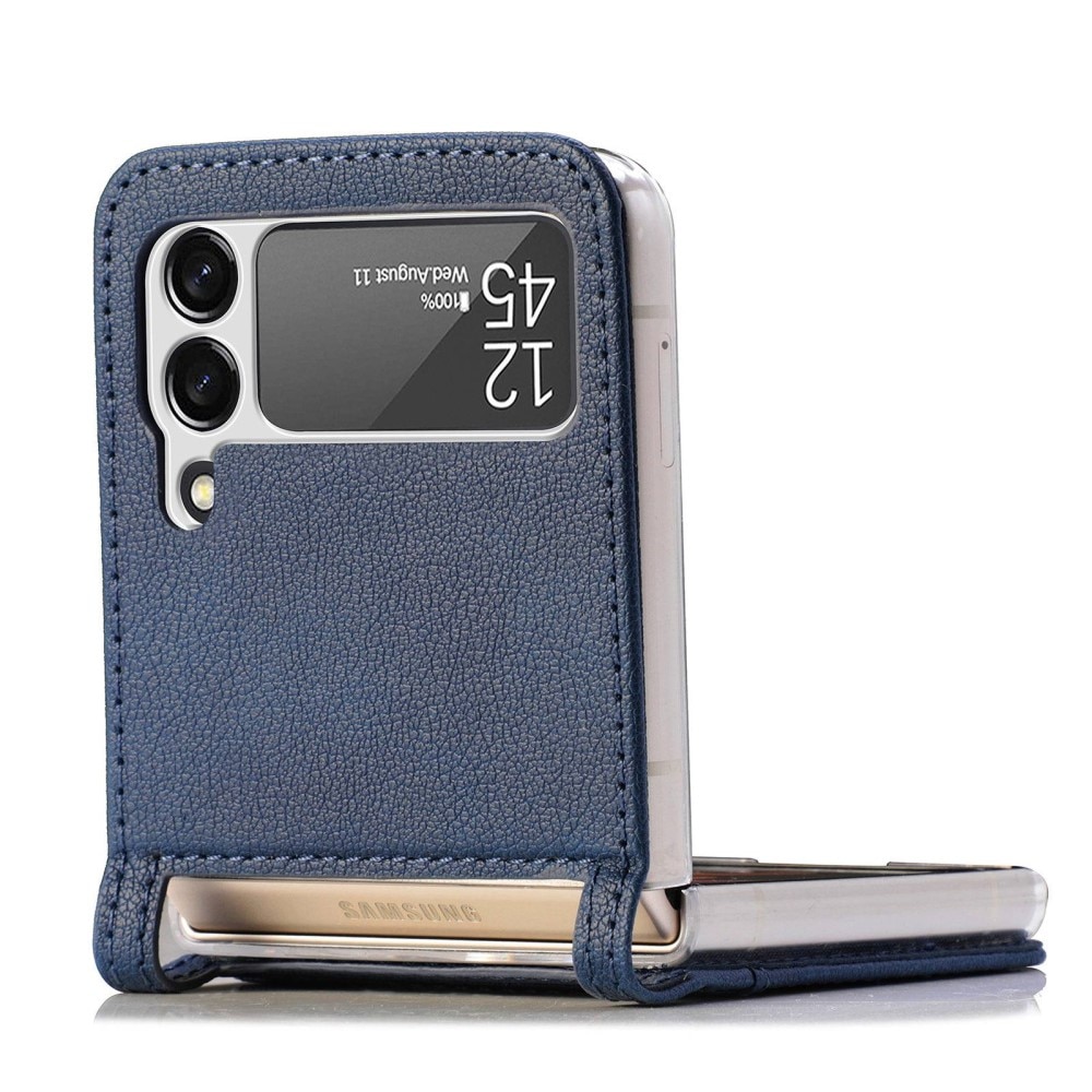 Cover portafoglio Slim Card Wallet Samsung Galaxy Z Flip 4 Blu