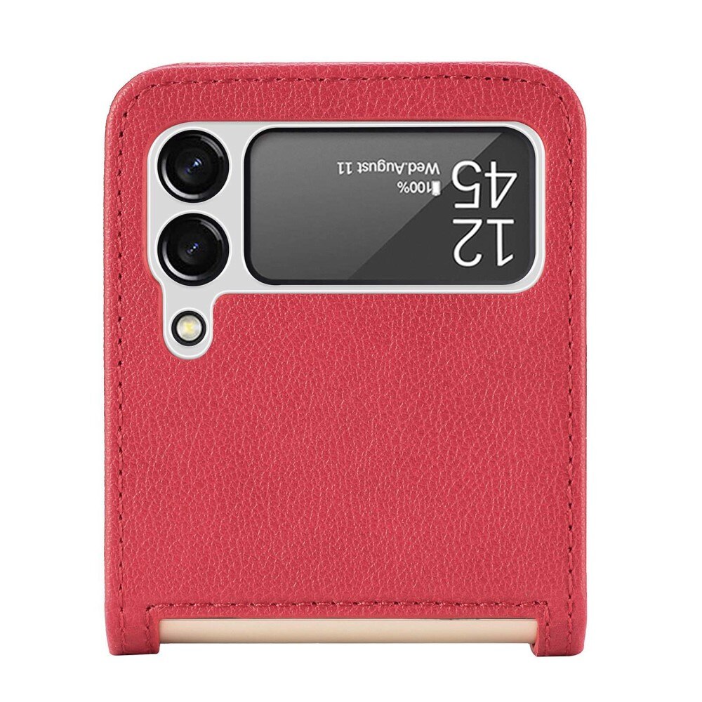 Cover portafoglio Slim Card Wallet Samsung Galaxy Z Flip 4 Rosso