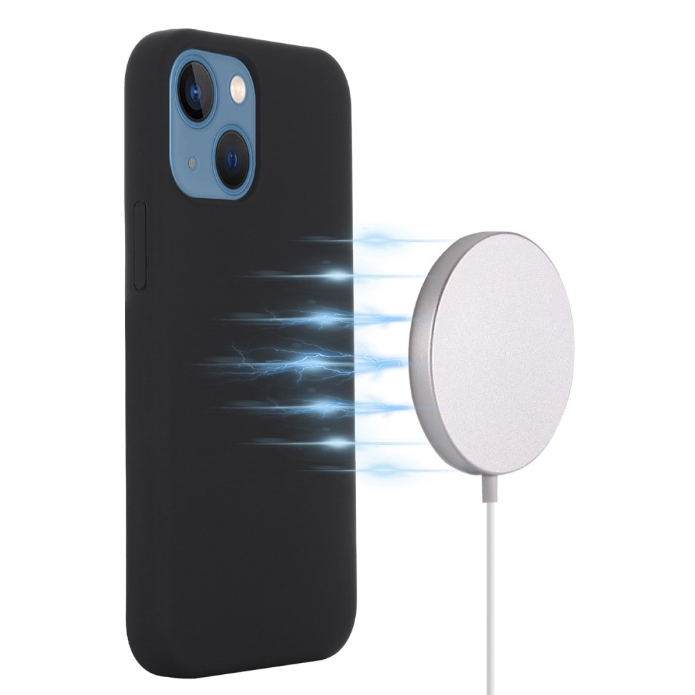 Cover Silicone Magnetic iPhone 14 Plus Nero