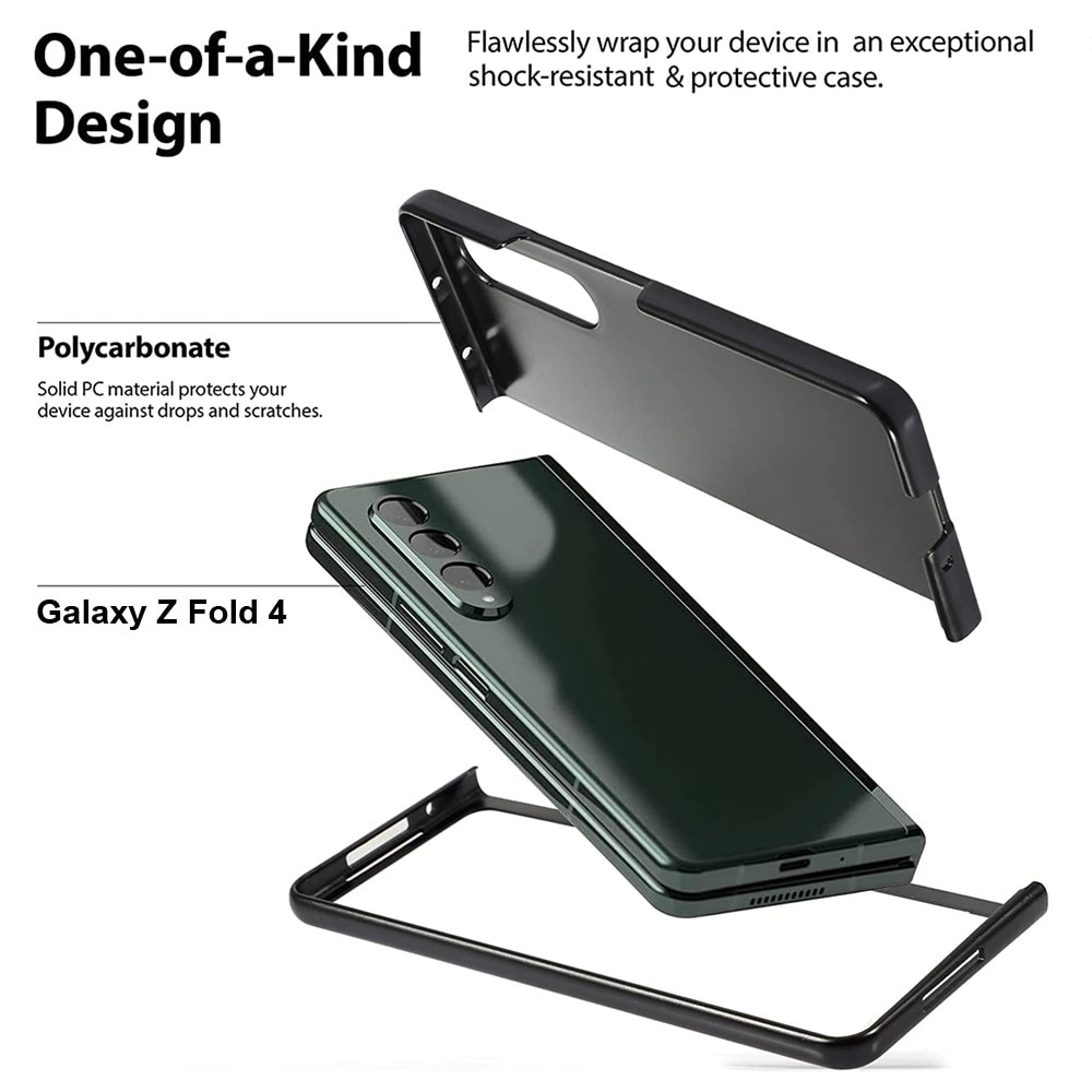 Cover dura gommata Samsung Galaxy Z Fold 4 Nero