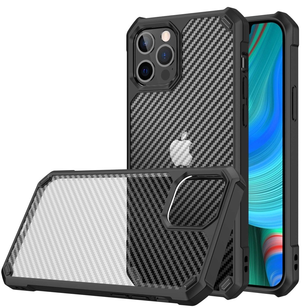 Cover ibride iPhone 14 Pro Fibra di carbonio