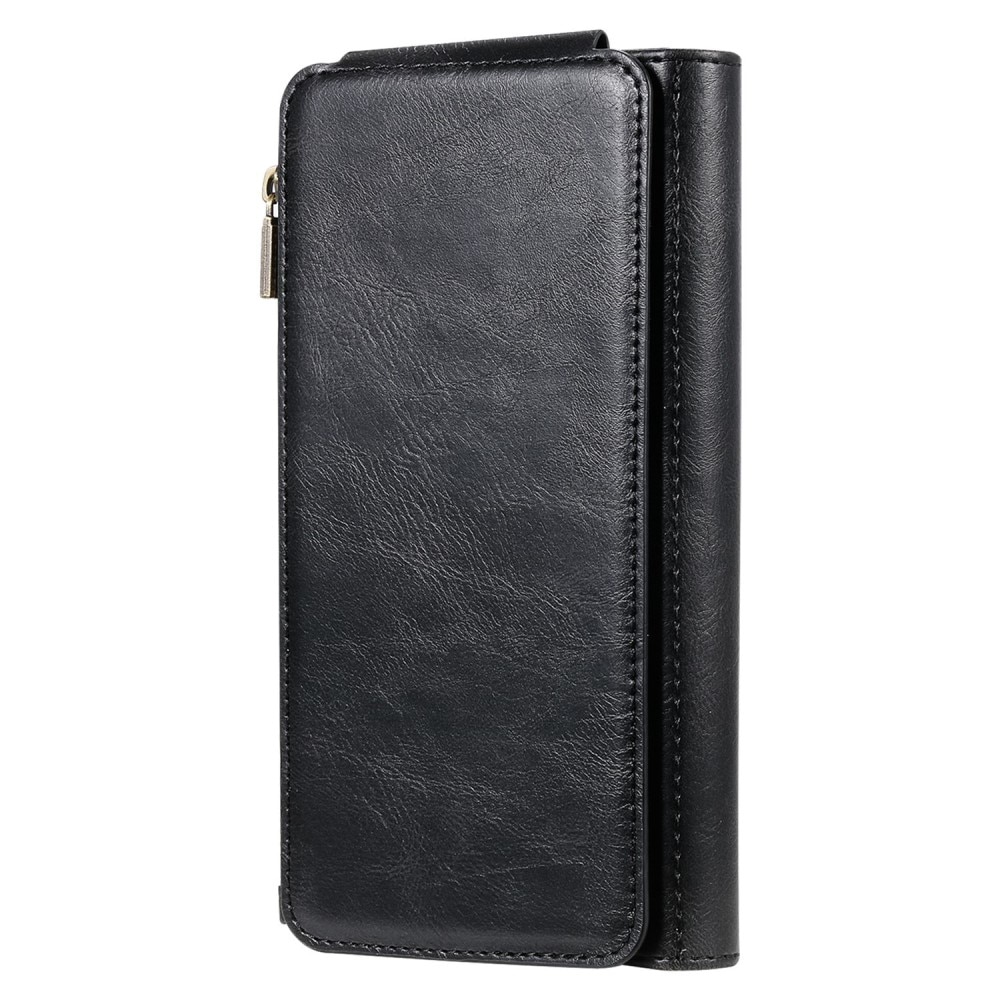 Magnet Leather Multi Wallet Samsung Galaxy S22 Nero