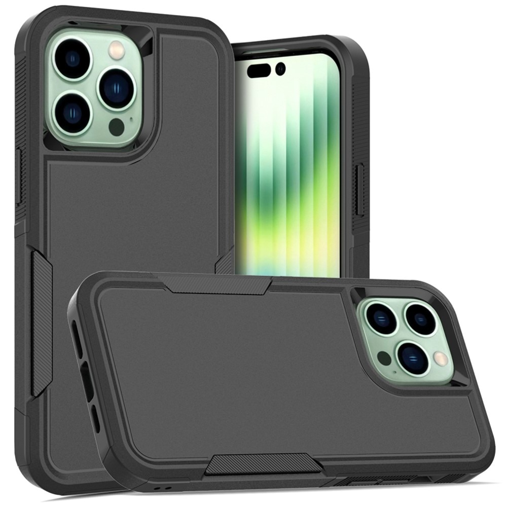 Cover ibride Off-road iPhone 14 Pro Max, nero