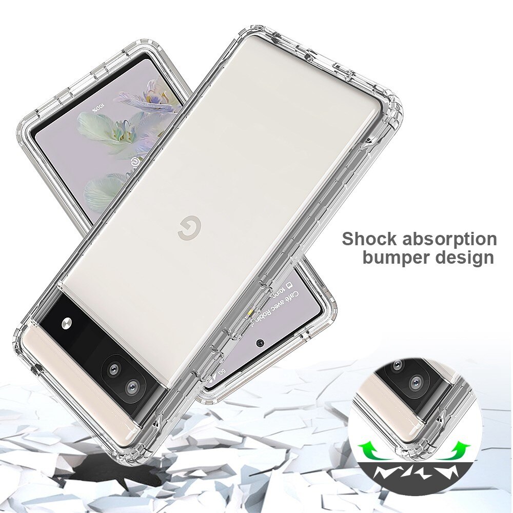 Cover protezione totale Google Pixel 6a trasparente