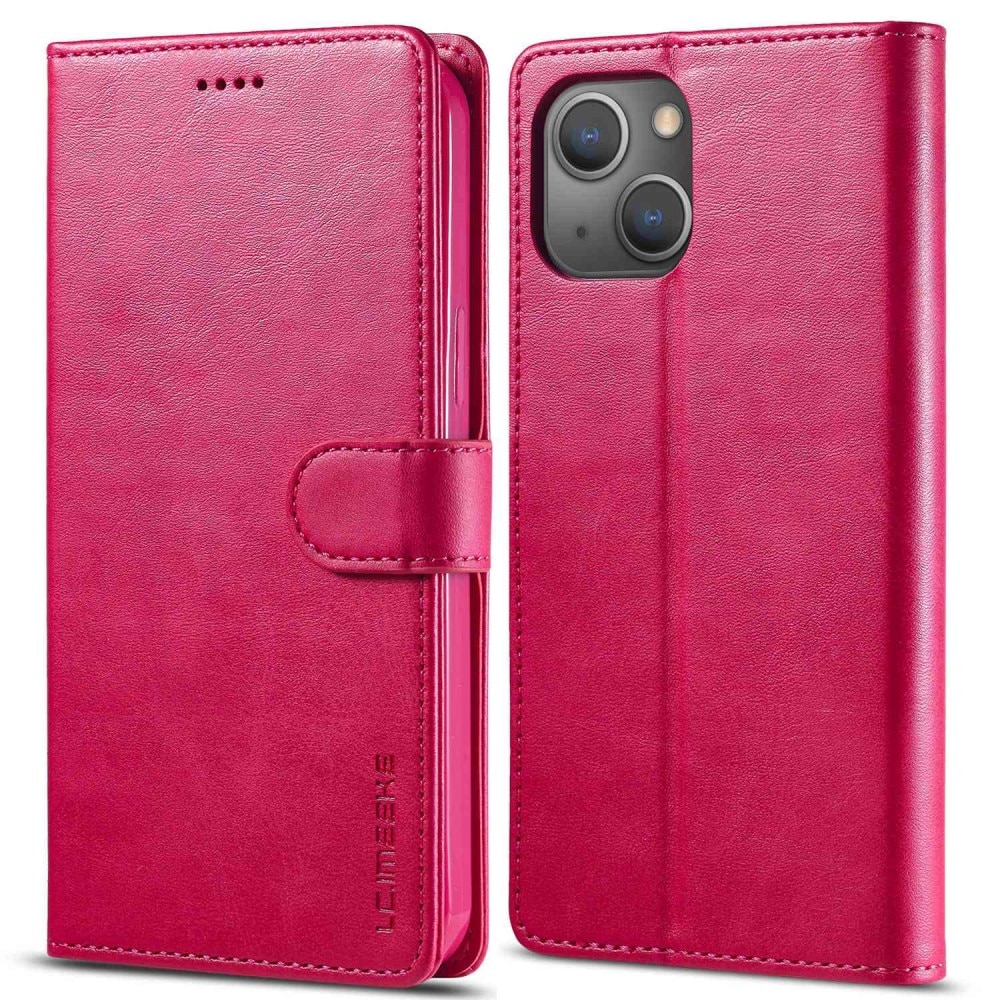 Custodie a portafoglio iPhone 14 Rosso