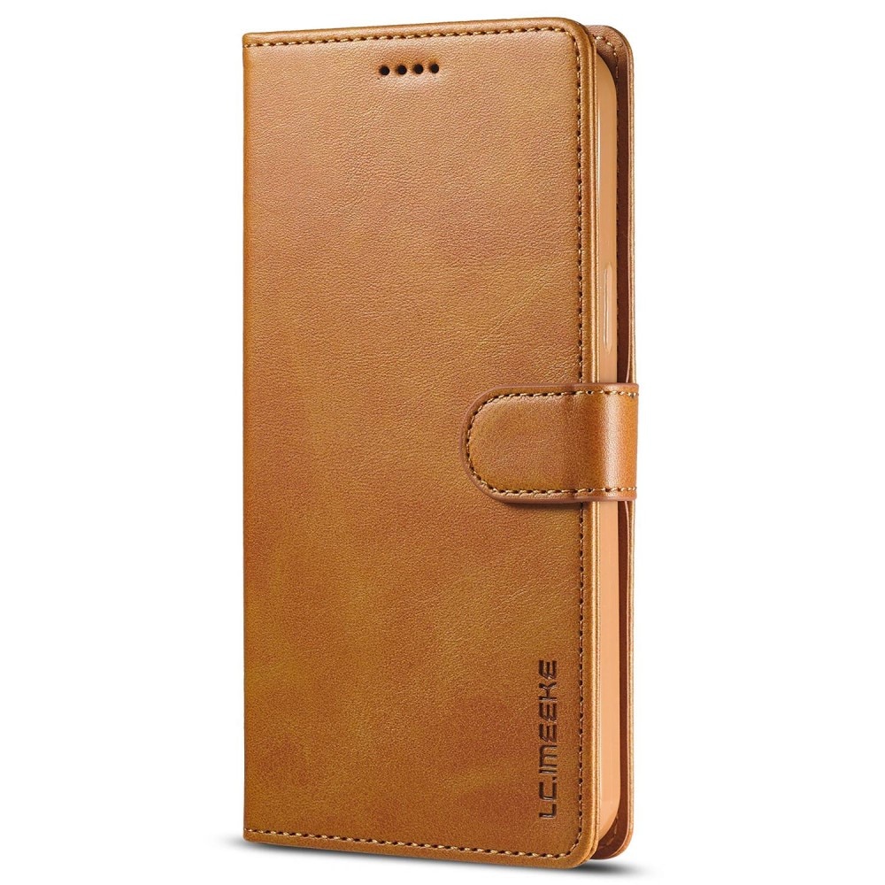 Custodie a portafoglio iPhone 14 Cognac