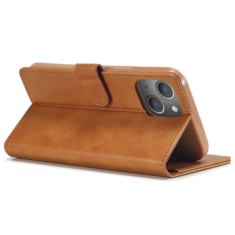 Custodie a portafoglio iPhone 14 Cognac