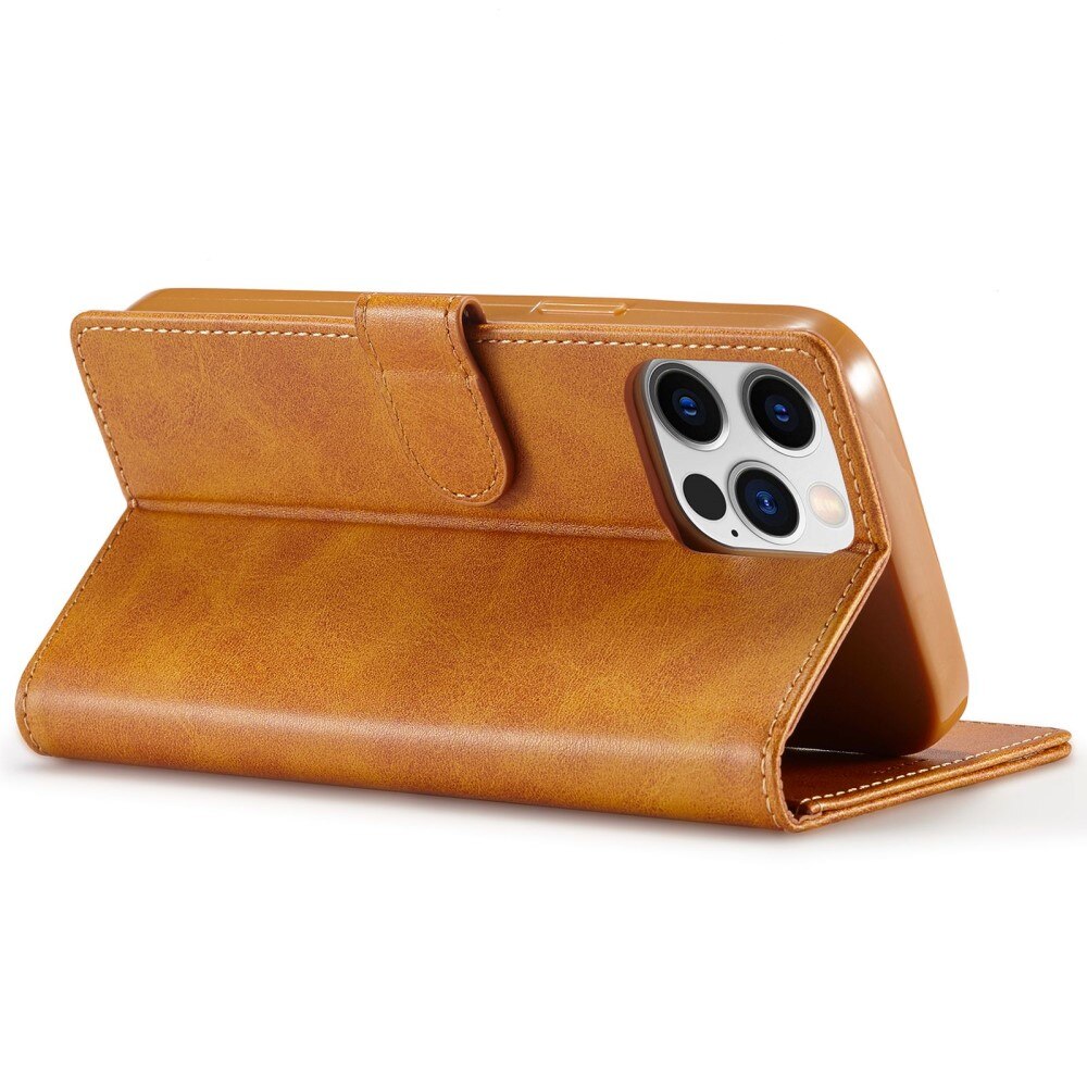 Custodie a portafoglio iPhone 14 Pro Cognac