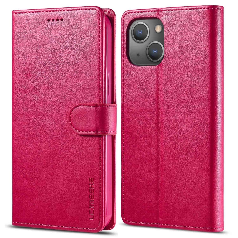 Custodie a portafoglio iPhone 14 Plus Rosso