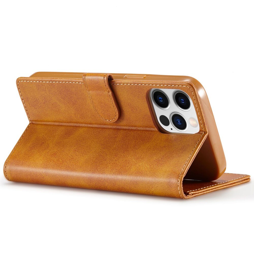 Custodie a portafoglio iPhone 14 Pro Max Cognac