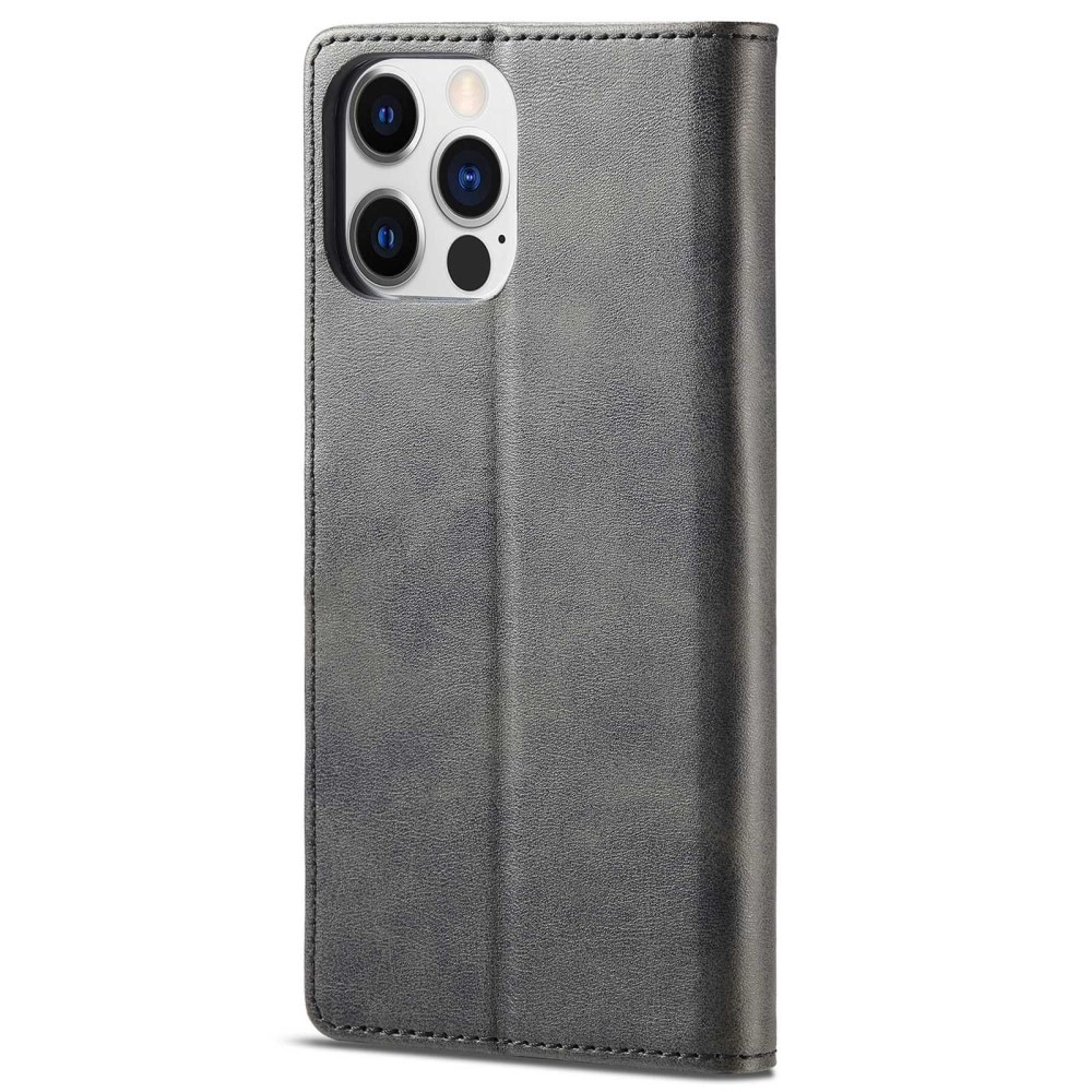 Custodie a portafoglio iPhone 14 Pro Max grigio scuro