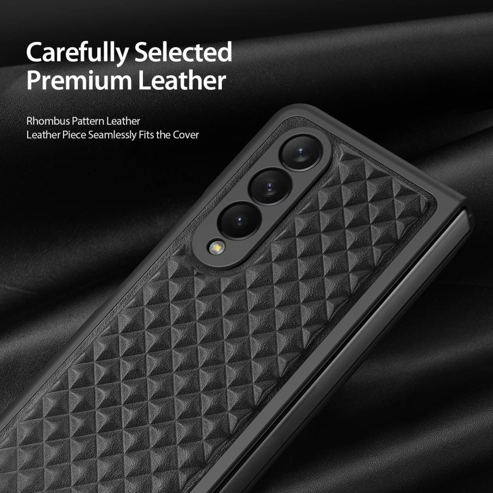 Cover Venice Leather Case Samsung Galaxy Z Fold 4 Black