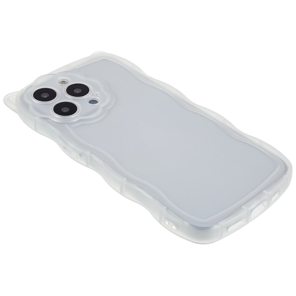 Cover Wavy Edge Gatto iPhone 13 Pro trasparente