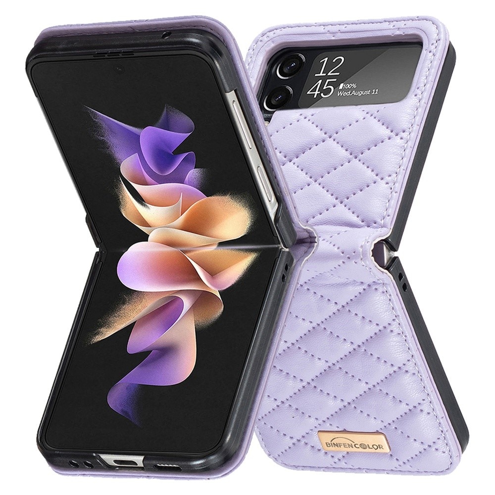 Custodia imbottita Samsung Galaxy Z Flip 4 Viola