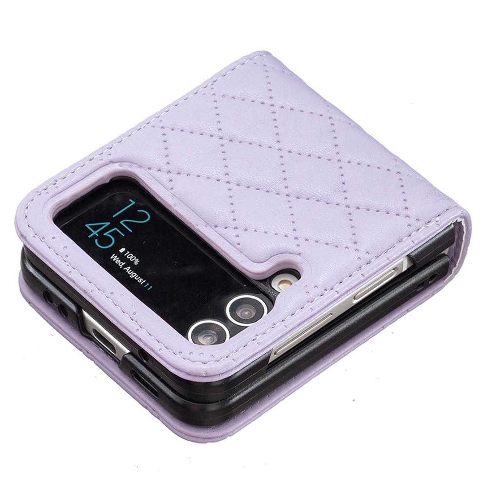 Custodia imbottita Samsung Galaxy Z Flip 4 Viola