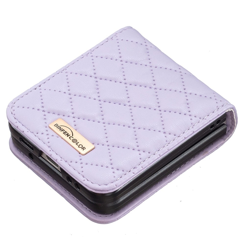 Custodia imbottita Samsung Galaxy Z Flip 4 Viola