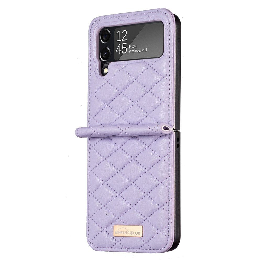 Custodia imbottita Samsung Galaxy Z Flip 4 Viola