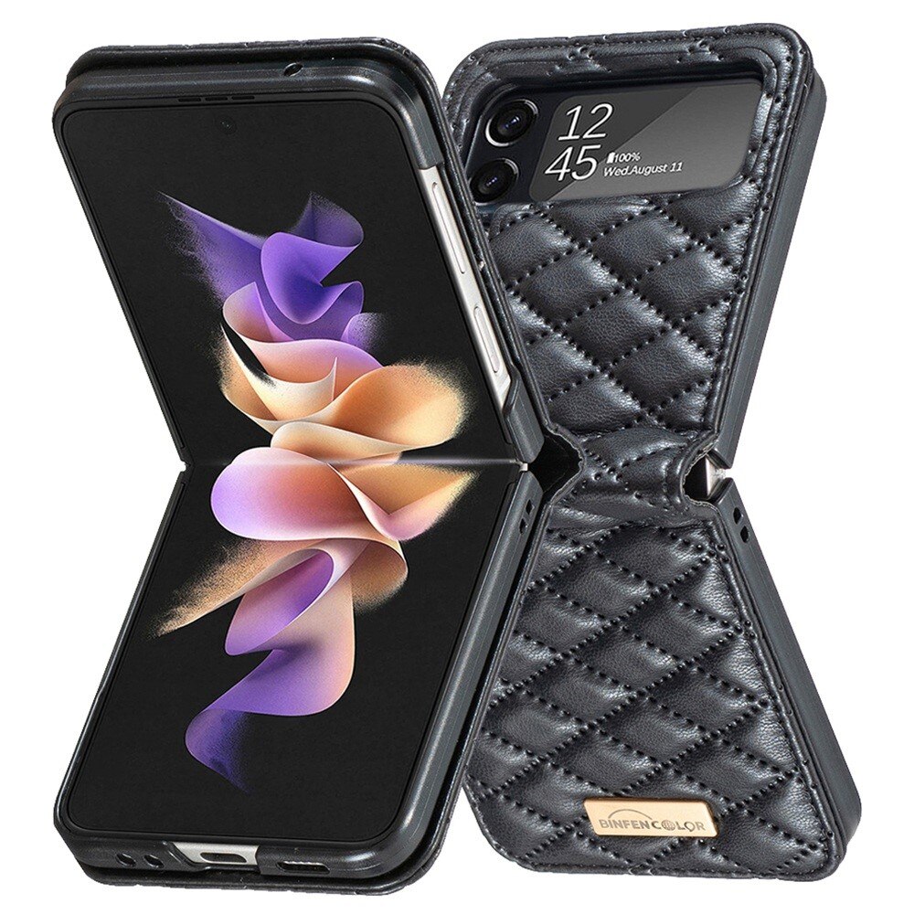 Custodia imbottita Samsung Galaxy Z Flip 4 Nero