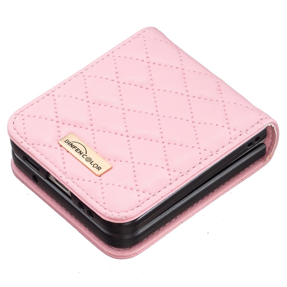 Custodia imbottita Samsung Galaxy Z Flip 4 Rosa