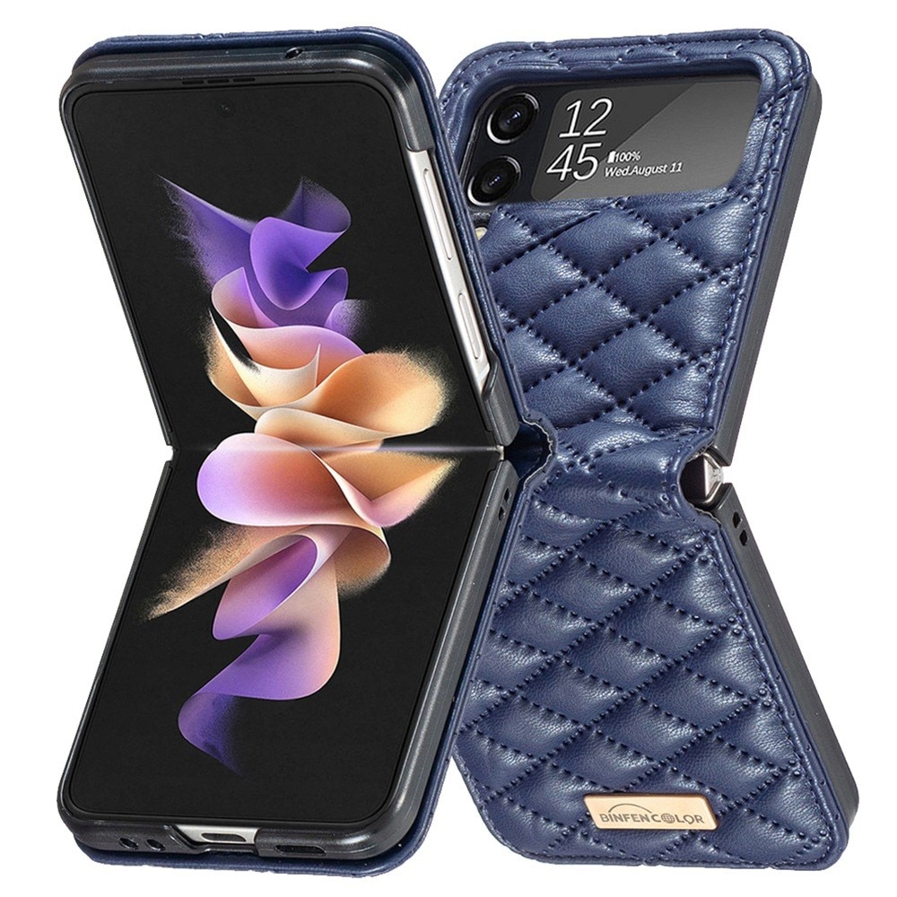 Custodia imbottita Samsung Galaxy Z Flip 4 Blu